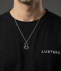 Teddy 925 sterling silver unisex pendant with chain