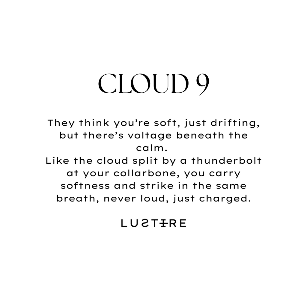 Thunder cloud 925 sterling silver unisex pendant with chain