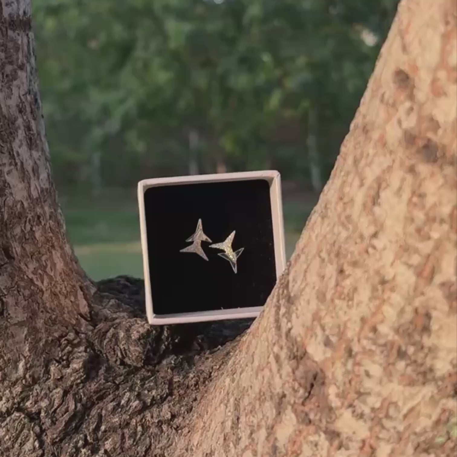 Shooting Star Earrings 925 Sterling Silver